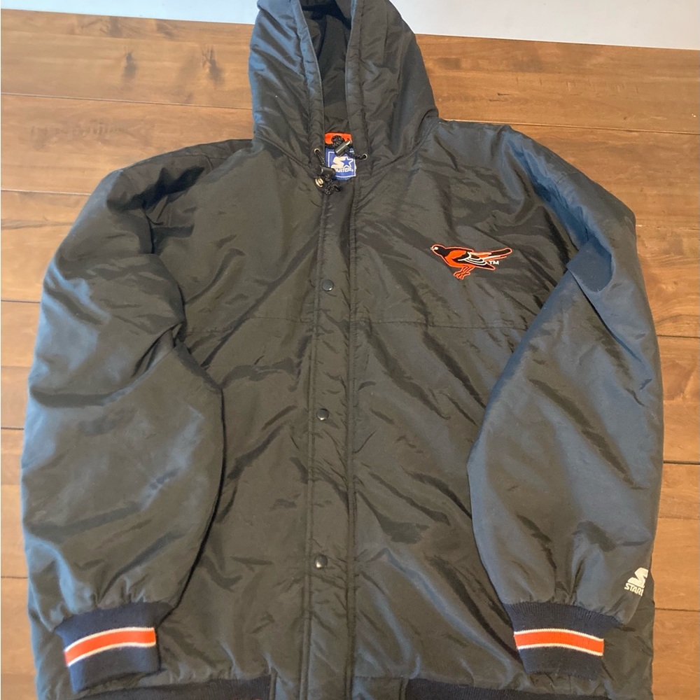Baltimore Orioles vintage Starter Jacket Parka style.  Size XXL.